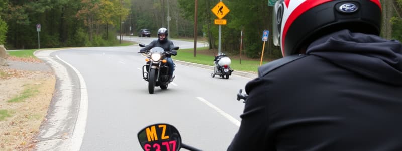 NC Motorcycle Permit Flashcards