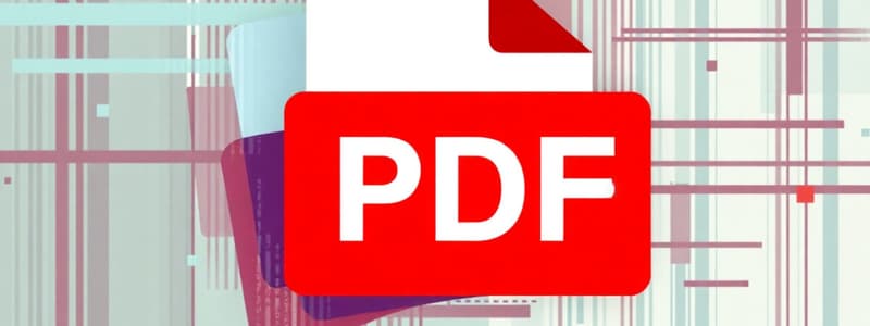 Understanding PDF Structure and Elements