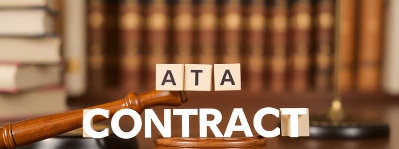 Contract Law: Terms and Battle of the Forms