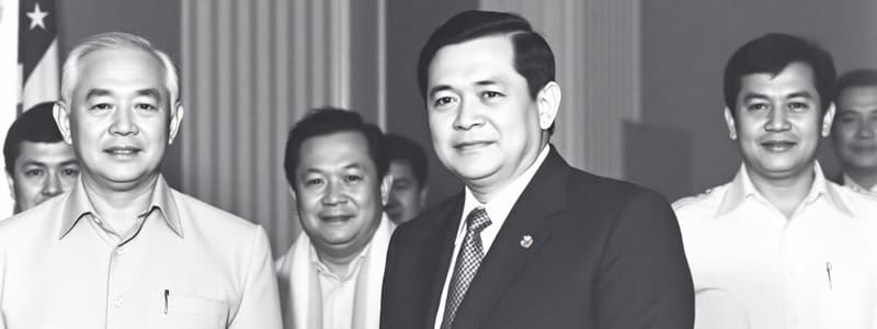 Philippine Presidents (9-17)