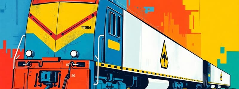 Rail Transport Terminology Quiz