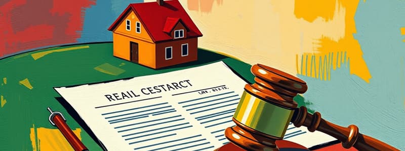 Real Estate Contracts Overview