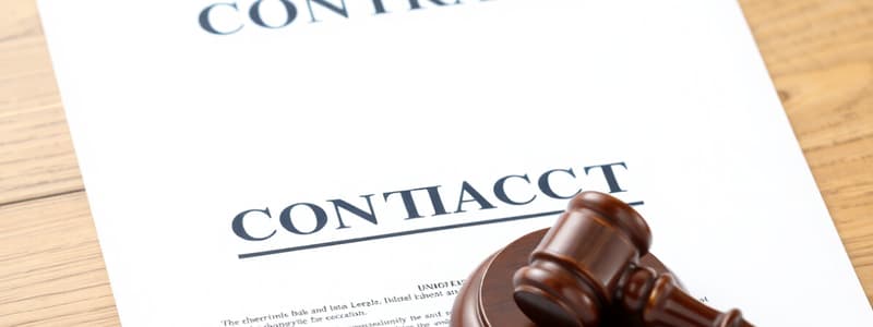 Contract Law: Types and Elements