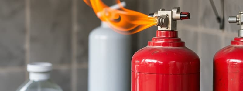 Flammable Materials and Fire Suppression