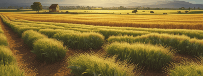 Barley Growth and Management Quiz