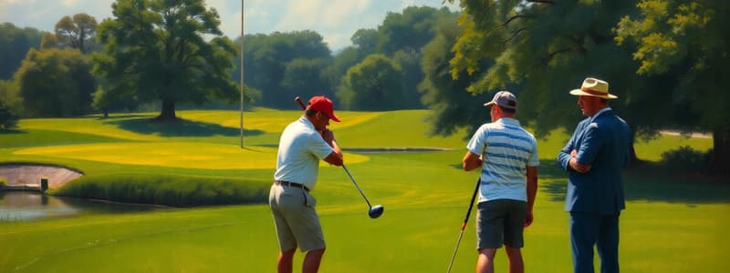 Golf Program Benefits and Customer Engagement