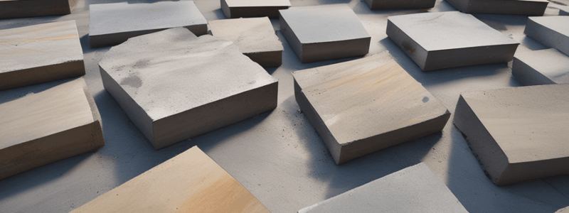 Concrete Materials and Processes Quiz