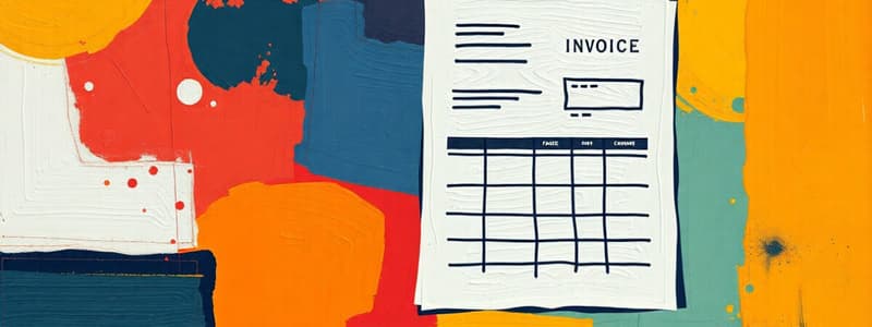 Importance of Invoice Items List