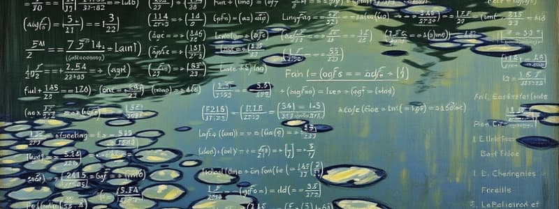 Grade 10 Math Formulas Flashcards