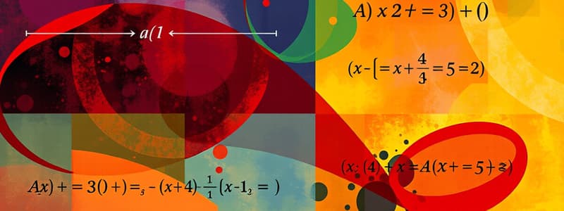 Algebra 2 Parent Functions & Transformations