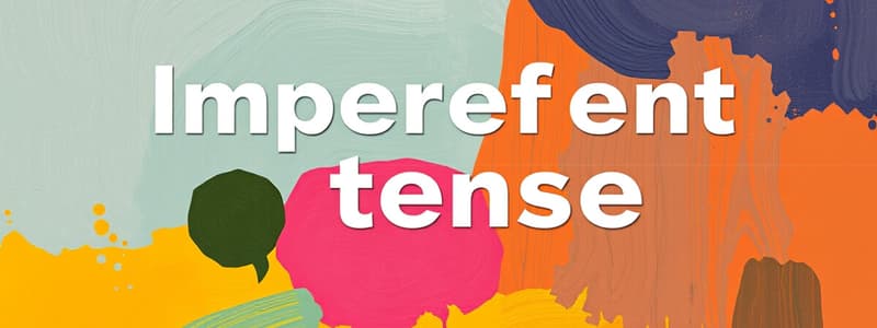 Conjugation de 'querer' in Imperfecto