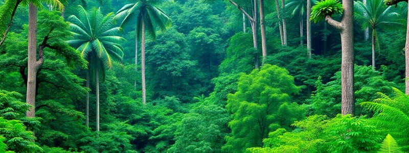 Environmental Science Quiz - Forest Types in India