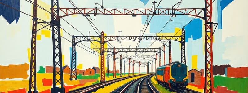 Electrification of Sidings: Chapter XVIII Rules