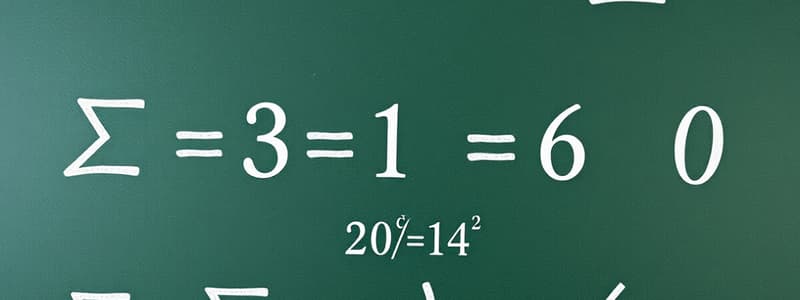 Important Algebraic Symbols Flashcards