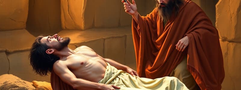 Jesus and the Paralyzed Man Quiz