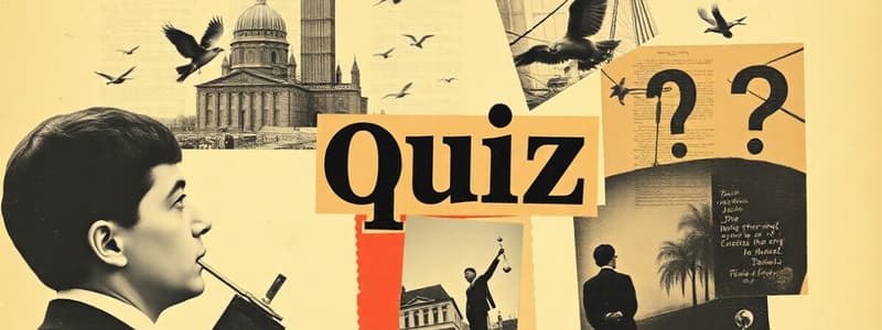 Vocabulary Quiz: Definitions and Meanings