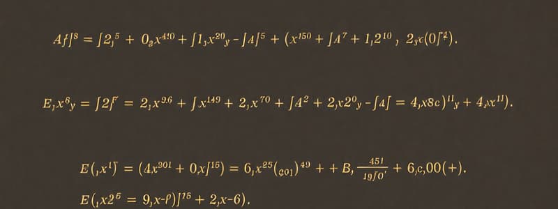 Expressions and Formulae