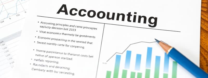 Introduction to Accounting Concepts