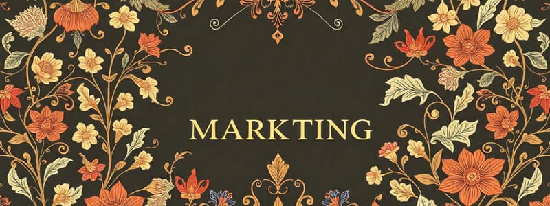 Marketing: The 7 P's