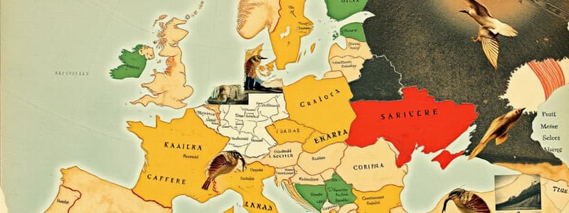 Europe Countries Map Quiz