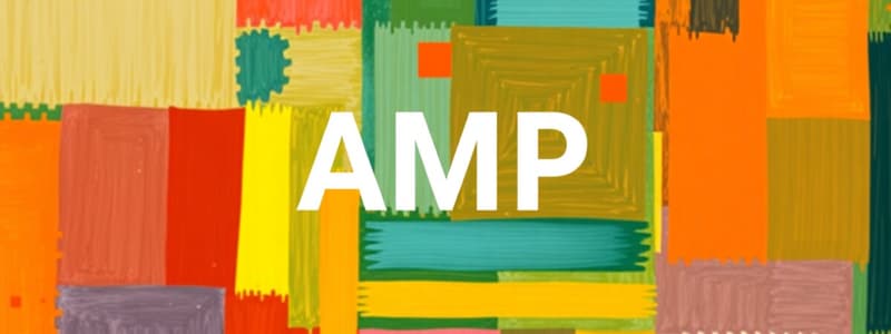 AMP and Sub-AMP Structure and Processes