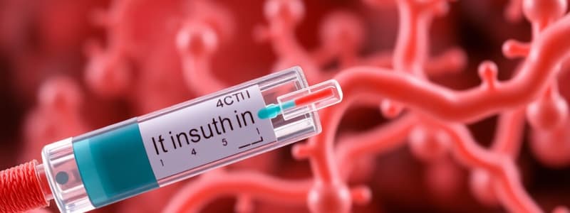 Insulin Action on Liver and Adipose Tissues