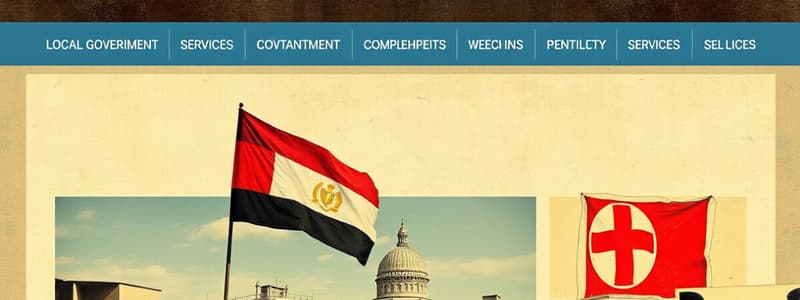 Egypt Municipal Website Quiz