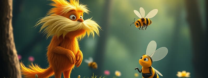 The Lorax/Bee Movie Scripts Flashcards