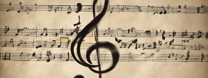 Music Notation: Clefs and Note Names