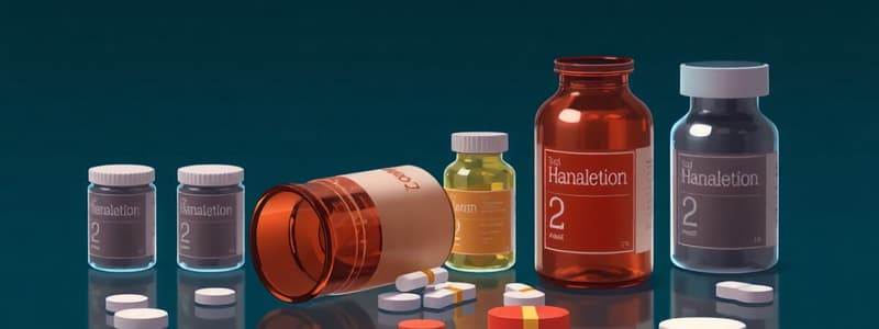 Medication Names, Classification & Regulation