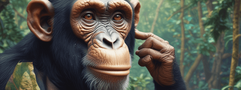 Chimpanzee Memory and Human Evolution Quiz