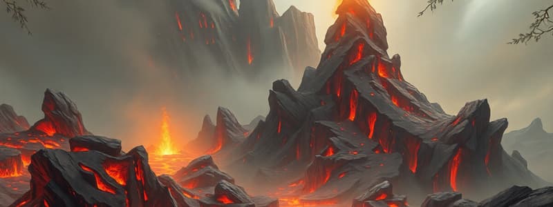 Lava Properties and Formation Quiz