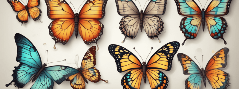 Butterfly Life Cycle and Metamorphosis Quiz