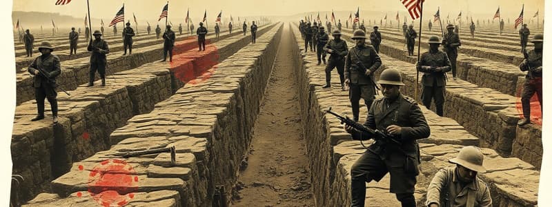 World War I: Alliances, Warfare, and US Entry