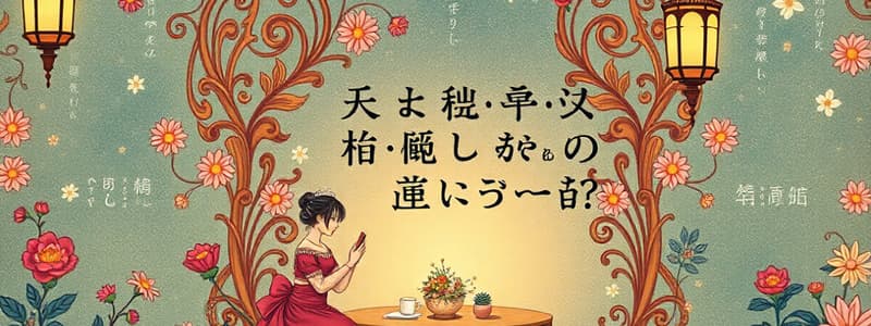 Japanese Interrogative Words Quiz