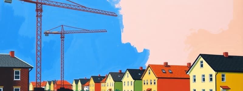 Residential and Infrastructure Construction Quiz