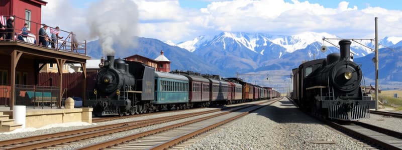 Pacific Railway Act Quiz