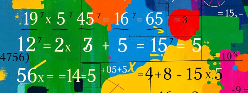 Algebra Class 10 - Literal Calculations