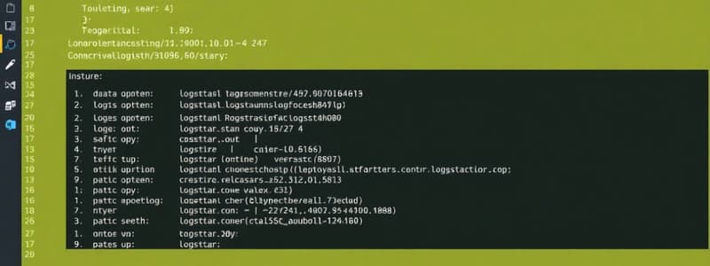 Logstash Configuration and Processing