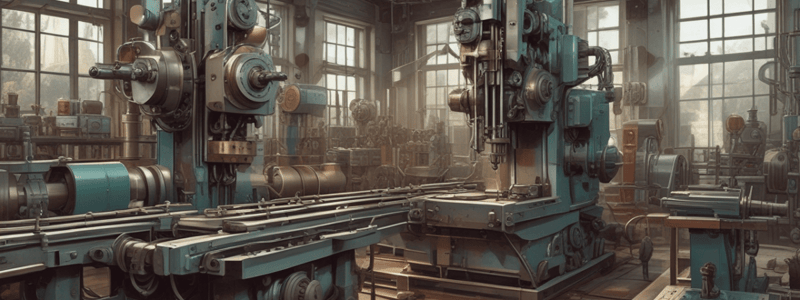 Introduction to Drilling and Boring Machines