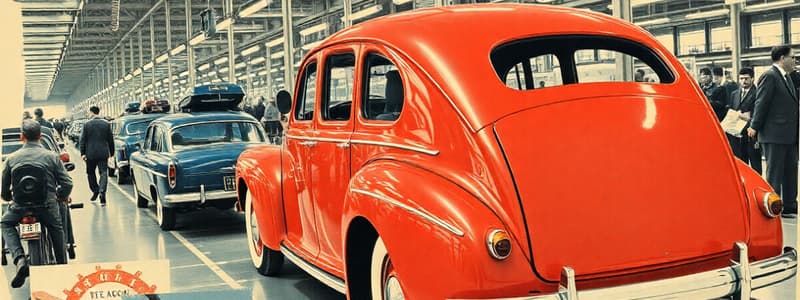 Automotive History Quiz: Early to Modern Era