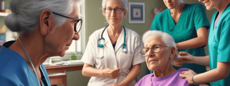 Geriatric Implications for Medical-Surgical Nursing Chapter 6 Quiz