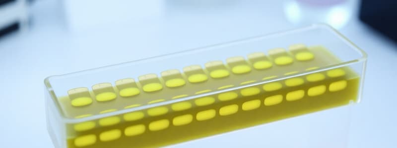 Molecular Biology Electrophoresis Quiz 3