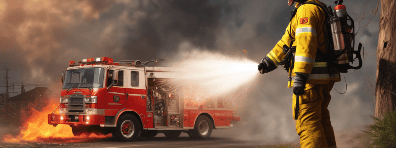 Charleston County Firefighting Guideline Quiz