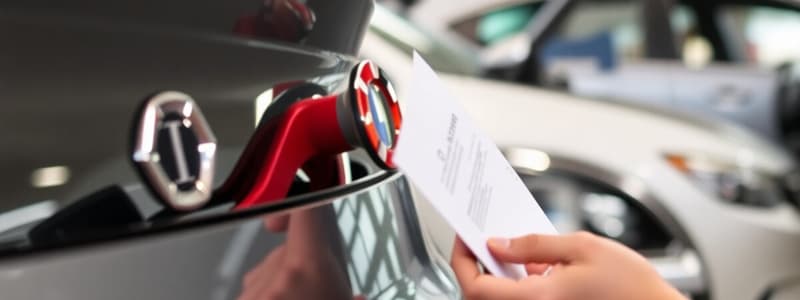 Washington State Vehicle Sales Regulations