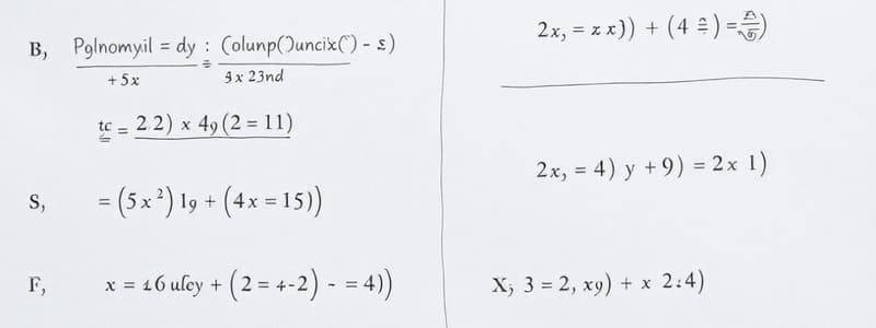 Fonctions Polynômes de Degré 3