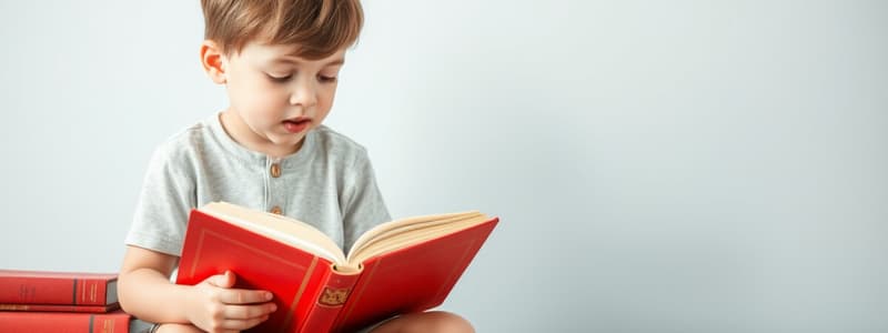 Reading Development Stages