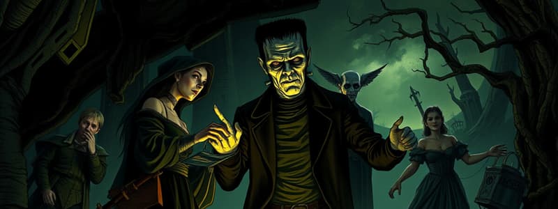 Frankenstein Characters Chapters 1-3