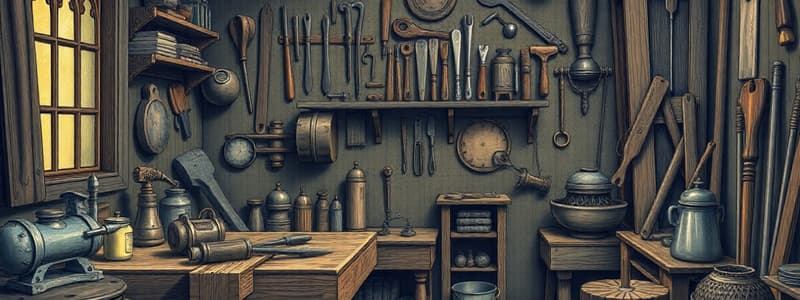 Workshop Tools and Their Functions