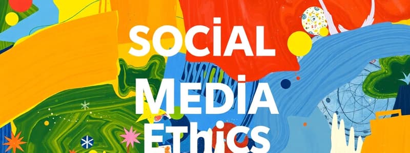 Ethics in Social Media Marketing